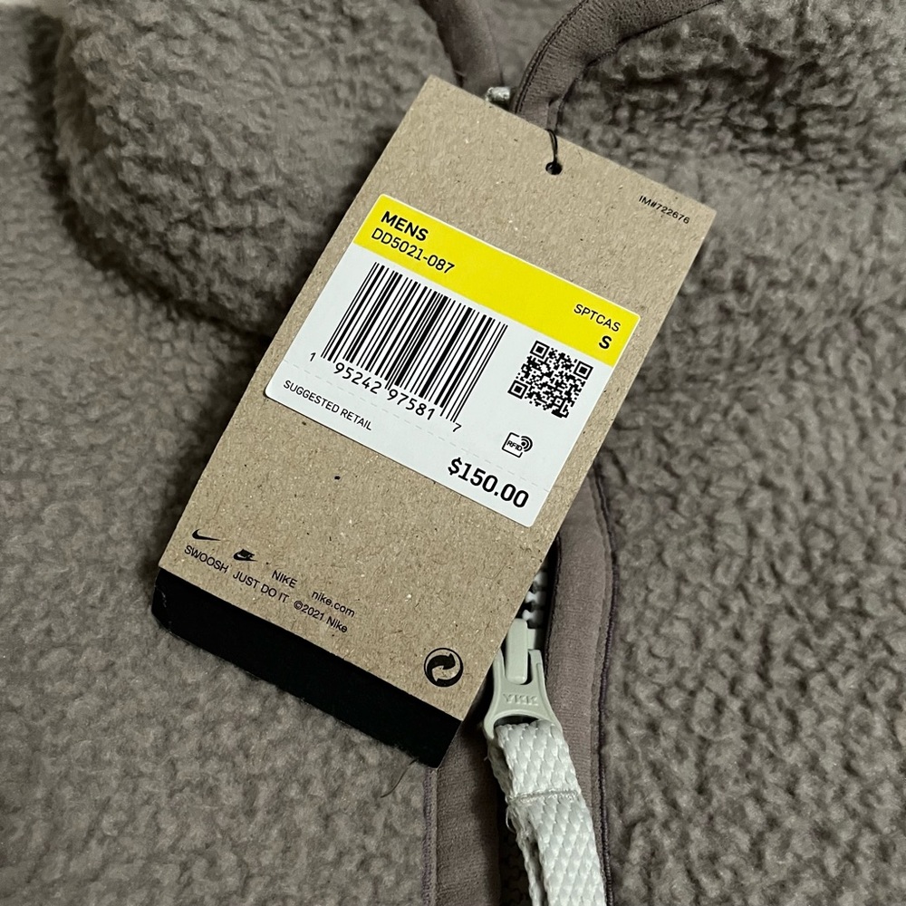 Nike Sportswear Sport Essential Fleece Sherpa Jacket - Picture 4 of 5